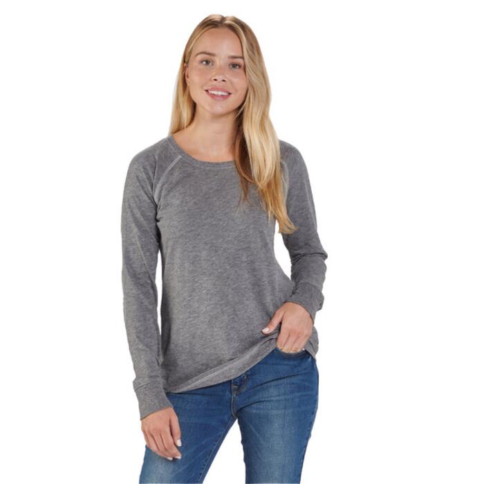 Ladies' Payton Preppy Patch Long-Sleeve T-Shirt Thumbnail