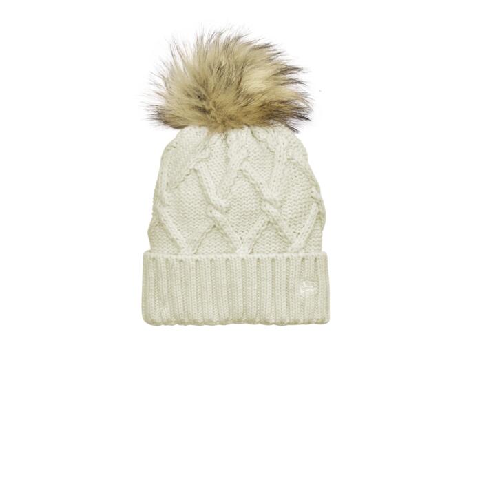 Faux Fur Pom Beanie Thumbnail