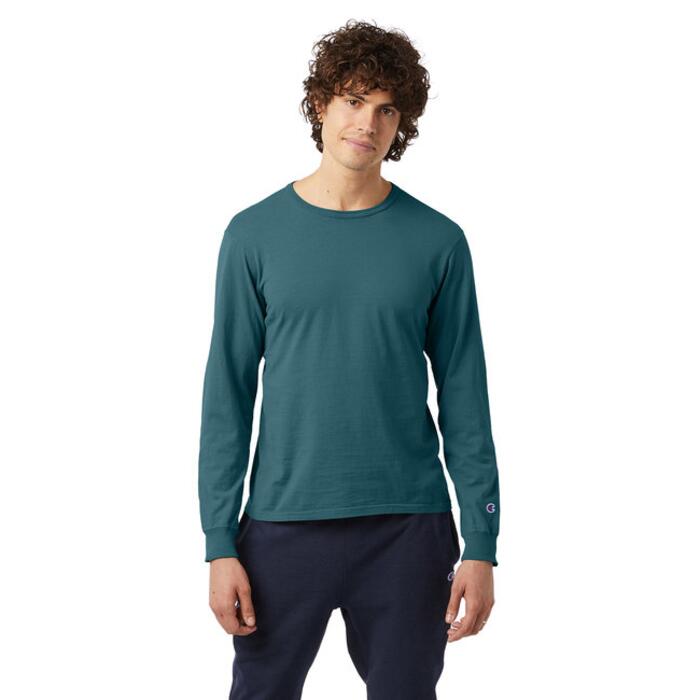 Unisex Long-Sleeve Garment Dyed T-Shirt Thumbnail