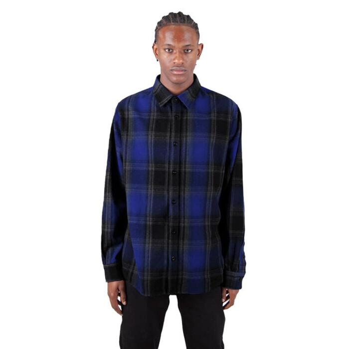Men's Plaid Flannel Overshirt Thumbnail