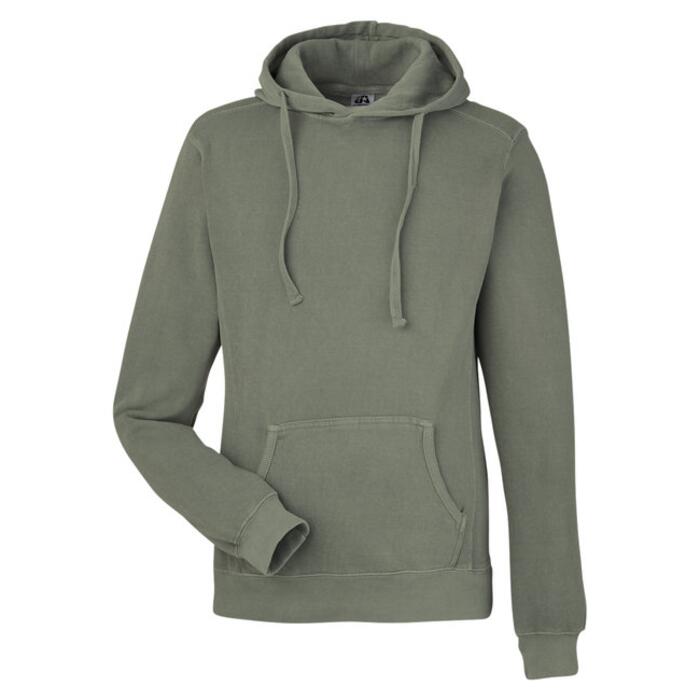 Unisex Pigment Dyed Fleece Hooded Sweatshirt Thumbnail