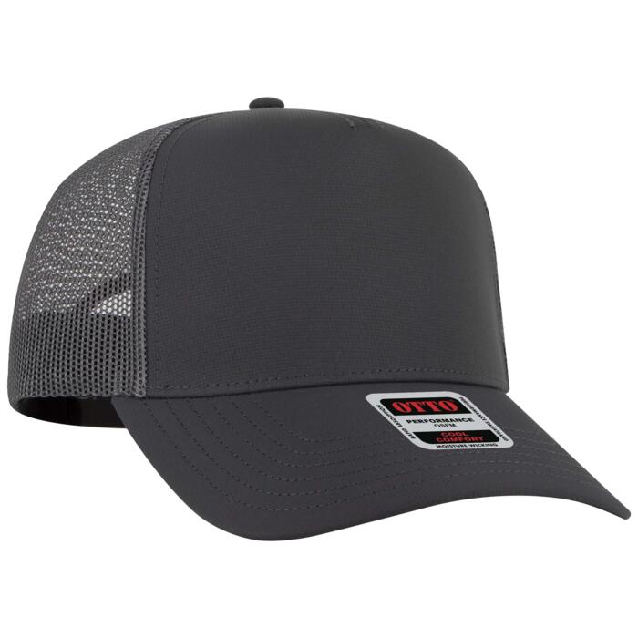 OTTO CAP 5 Panel Mid Profile Mesh Back Trucker Hat Thumbnail