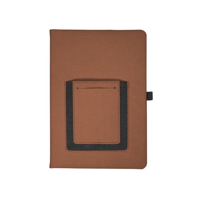 Roma Journal Notebook With Phone Pocket 5.625" X 8.25" Thumbnail