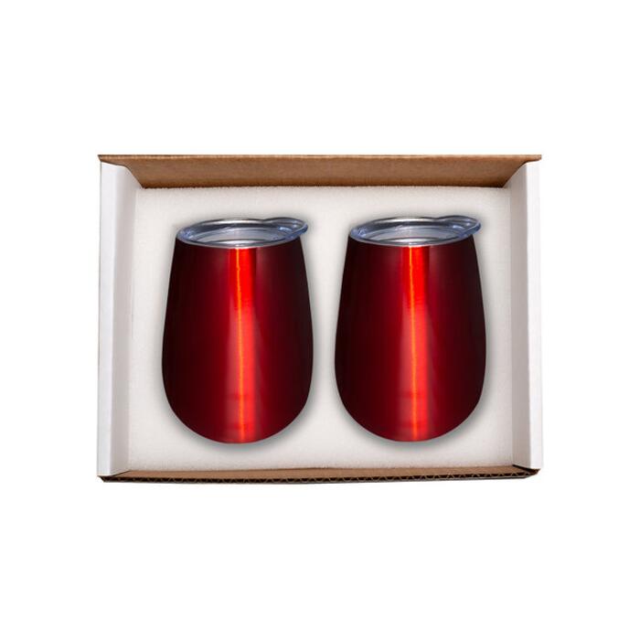Duo Vacuum Insulated Stemless Wine Tumbler Gift Set Thumbnail