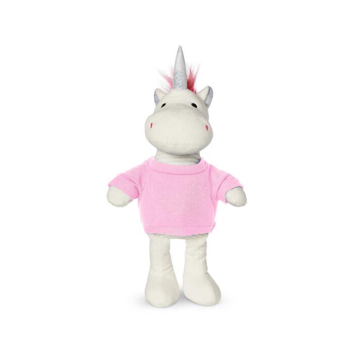 8.5" Plush Unicorn With T-Shirt Thumbnail