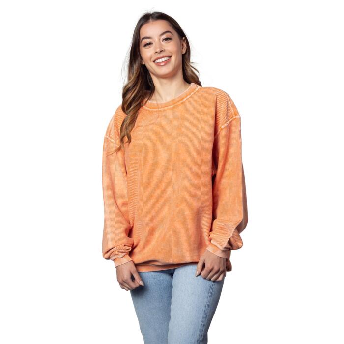 Ladies' Corded Crew Sweatshirt Thumbnail