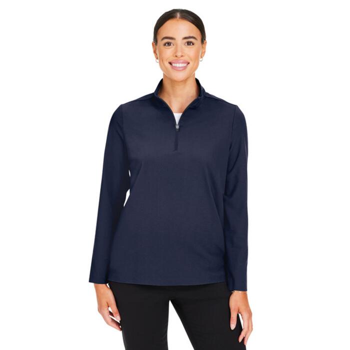 CrownLux Performance® Ladies' Windsor Welded Quarter-Zip Thumbnail