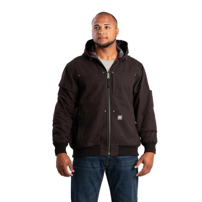 Men's Heartland Duck Flannel-Lined Hooded Jacket Thumbnail