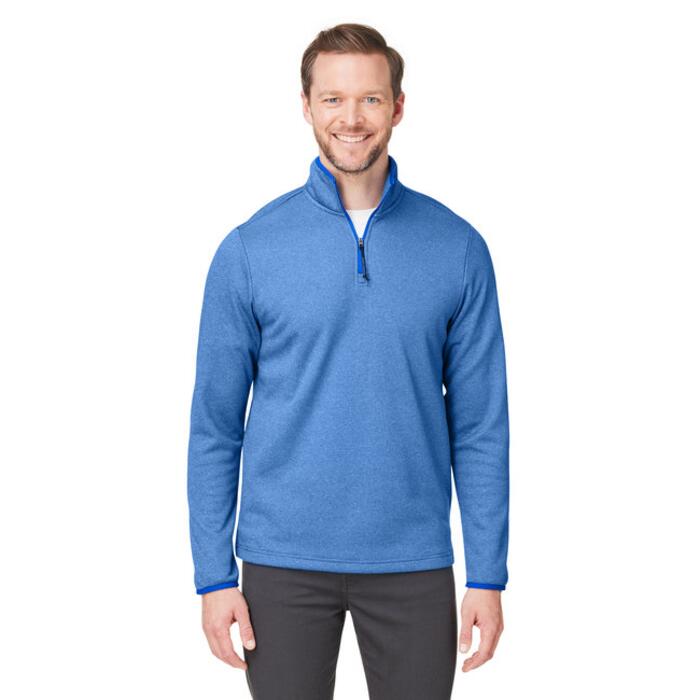Men's Venture Heathered Stripe Quarter-Zip Thumbnail