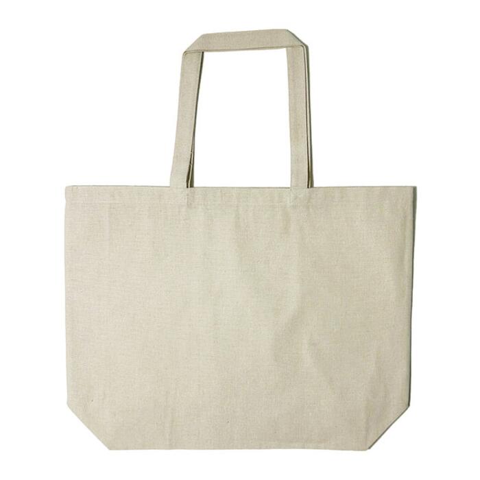 Jumbo Recycled Midweight Gusseted Canvas Tote Thumbnail