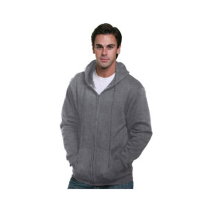 Adult USA Made Full-Zip Heavyweight Hooded Sweatshirt Thumbnail