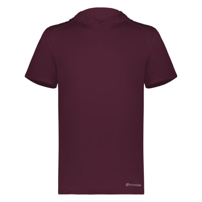 Adult Short Sleeve Hoodie Powered by Coolcore Thumbnail