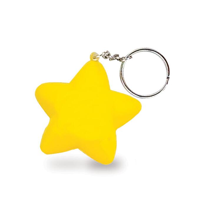Star Shape Stress Ball Keychain Thumbnail