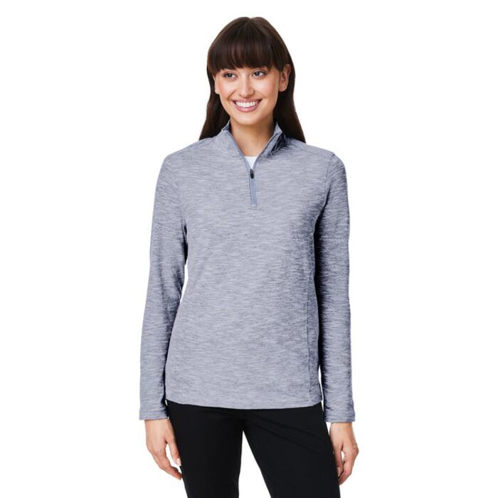 Ladies' Eclipse Jacquard Quarter-Zip Thumbnail