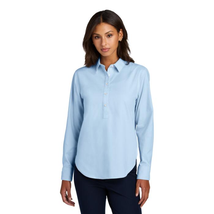 Women's Long Sleeve Modern Oxford Shirt Thumbnail