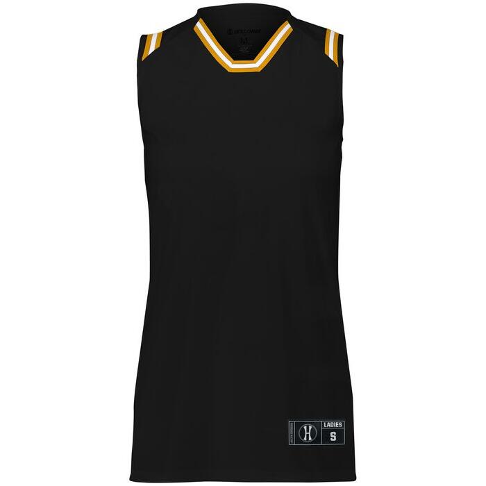 Ladies Retro Basketball Jersey Thumbnail