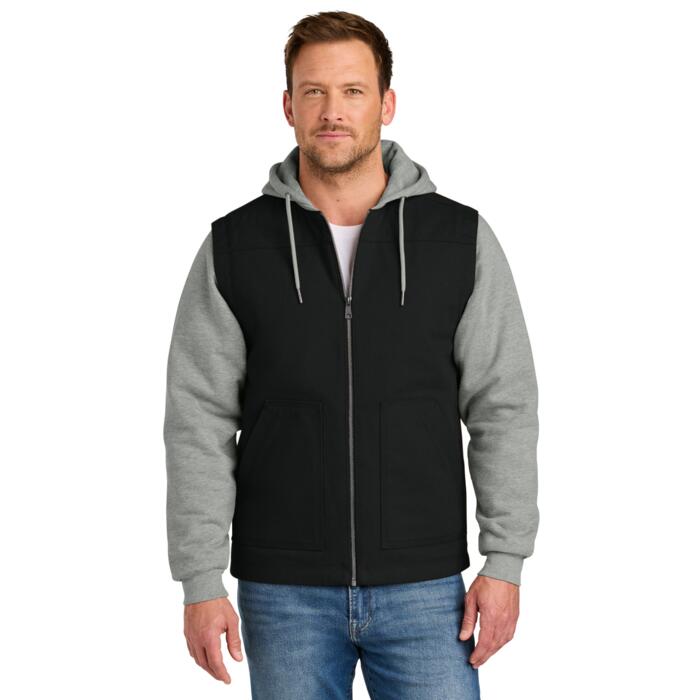 Duck Fleece Full Zip Hooded Jacket Thumbnail