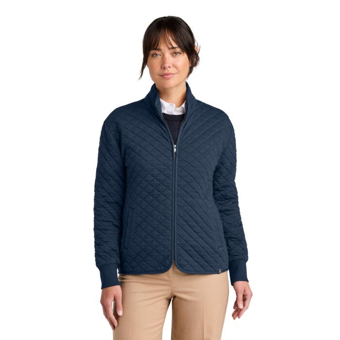 Women's Diamond Quilt Full Zip Thumbnail
