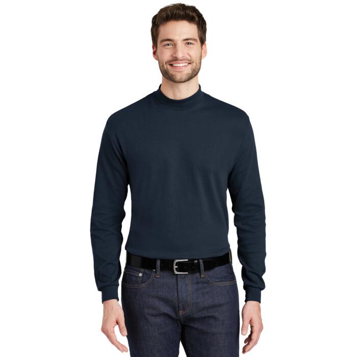 Interlock Knit Mock Turtleneck Thumbnail