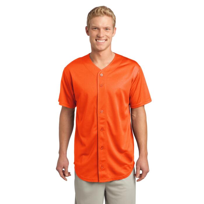 PosiCharge ® Tough Mesh Full Button Jersey Thumbnail