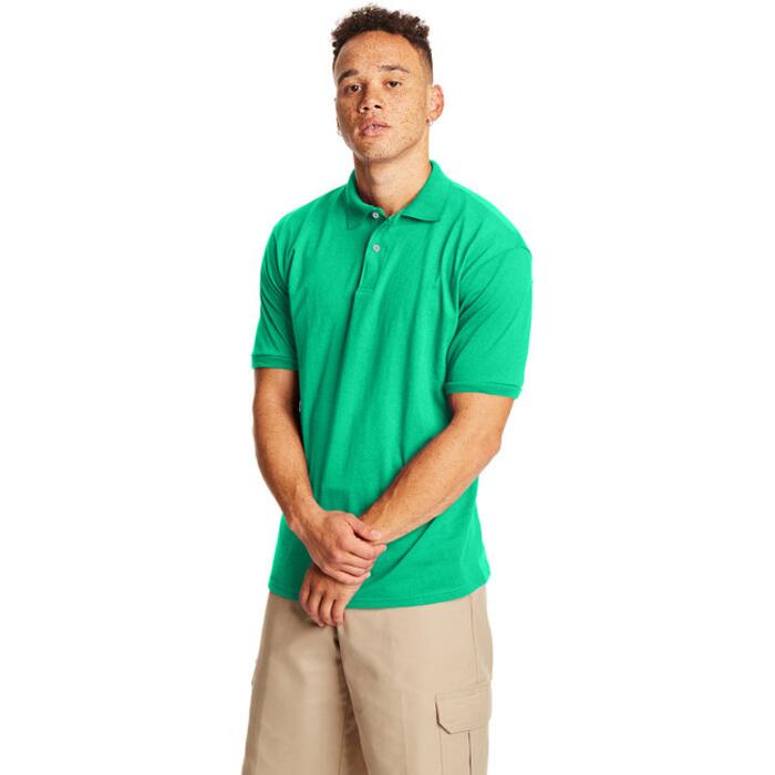 Adult EcoSmart® Jersey Knit Polo Thumbnail