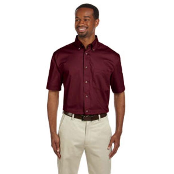 Men's Easy Blend™ Short-Sleeve Twill Shirt with Stain-Release Thumbnail
