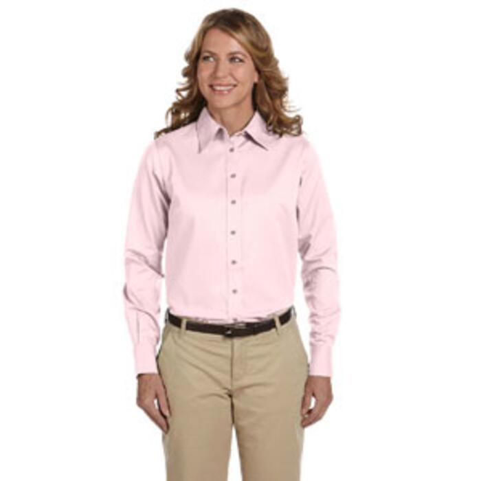Ladies' Easy Blend™ Long-Sleeve Twill Shirt with Stain-Release Thumbnail