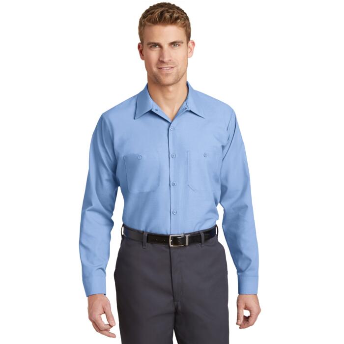 Long Size, Long Sleeve Industrial Work Shirt Thumbnail