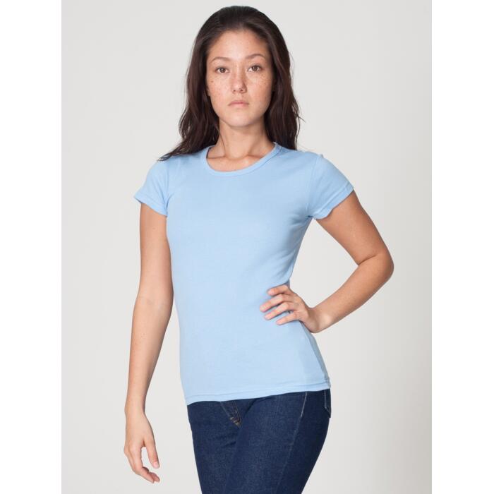 4321 Baby Rib Cap Sleeve T-Shirt Thumbnail