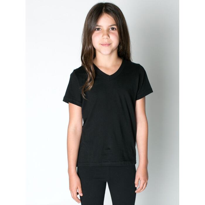 2156 Toddler Fine Jersey V-Neck T-Shirt Thumbnail