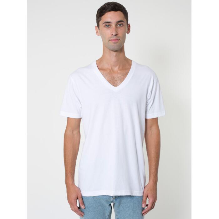2456 Fine Jersey S/S V-Neck T-Shirt Thumbnail