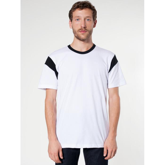2430 Fine Jersey Contrast Inset S/S T-Shirt Thumbnail