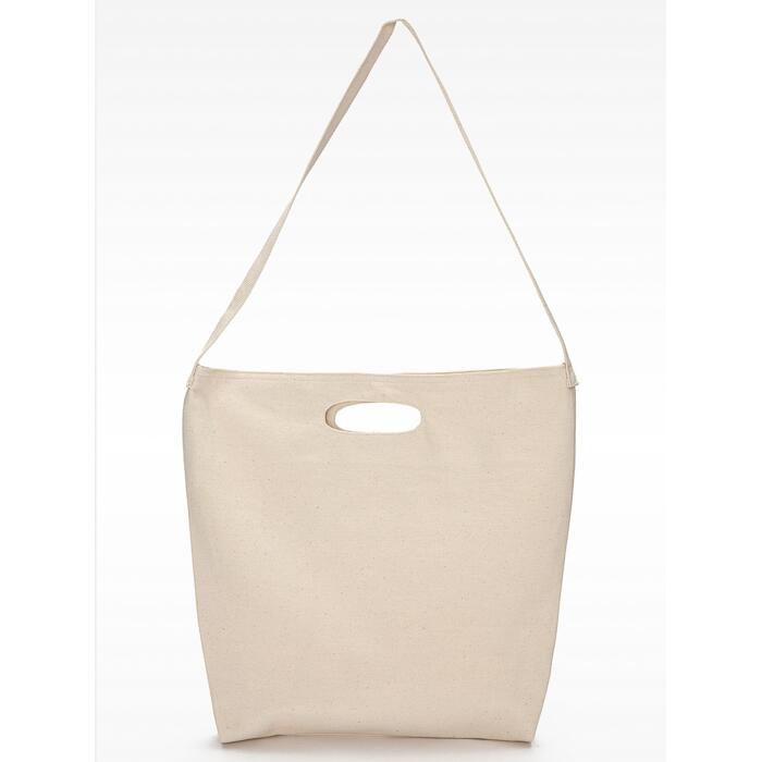 E590 Bull Denim Woven Cotton Bag w/ Strap Thumbnail