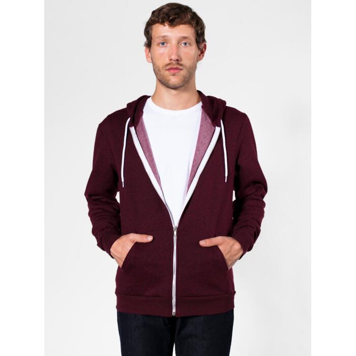 MT497 Salt and Pepper Zip Hoody Thumbnail