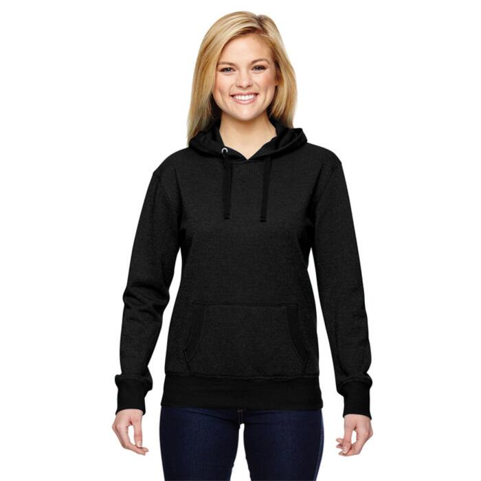 Ladies' Glitter French Terry Hooded Sweatshirt Thumbnail