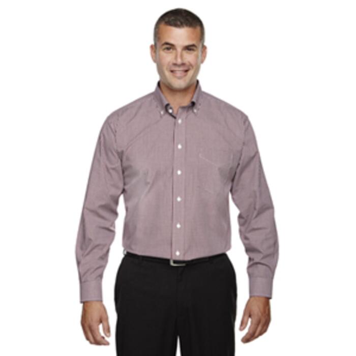 Men's Crown Collection® Gingham Check Woven Shirt Thumbnail