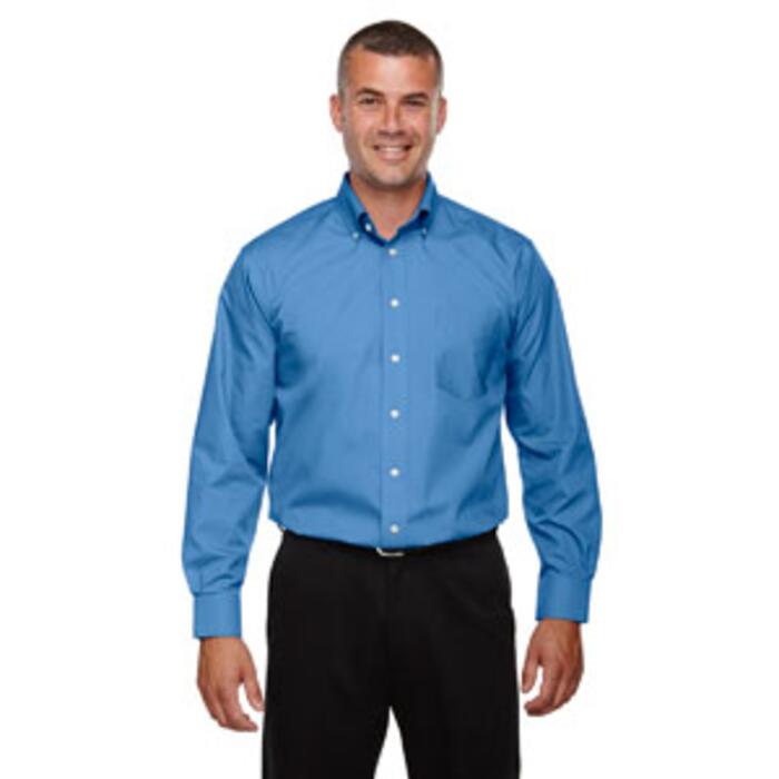 Men's Crown Collection® Tall Solid Broadcloth Woven Shirt Thumbnail