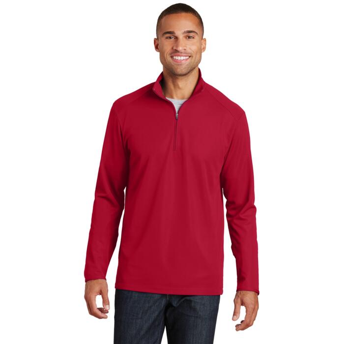 Pinpoint Mesh 1/2 Zip Thumbnail