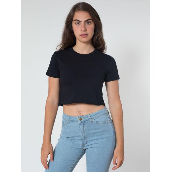2380 Fine Jersey S/S Cropped T-Shirt Thumbnail