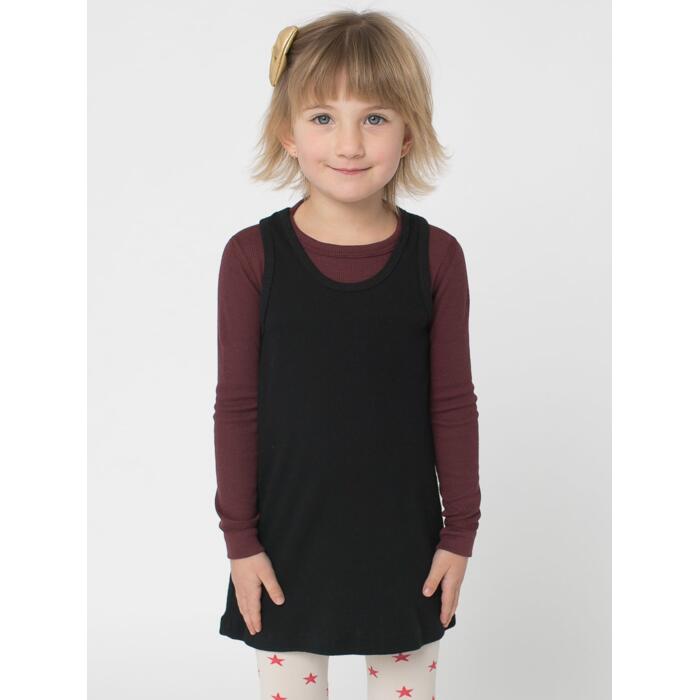 3135 Toddler 2x1 Rib Racerback Dress Thumbnail