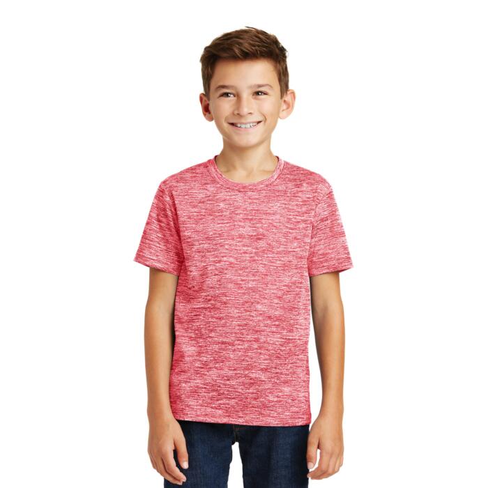 Youth PosiCharge ® Electric Heather Tee Thumbnail