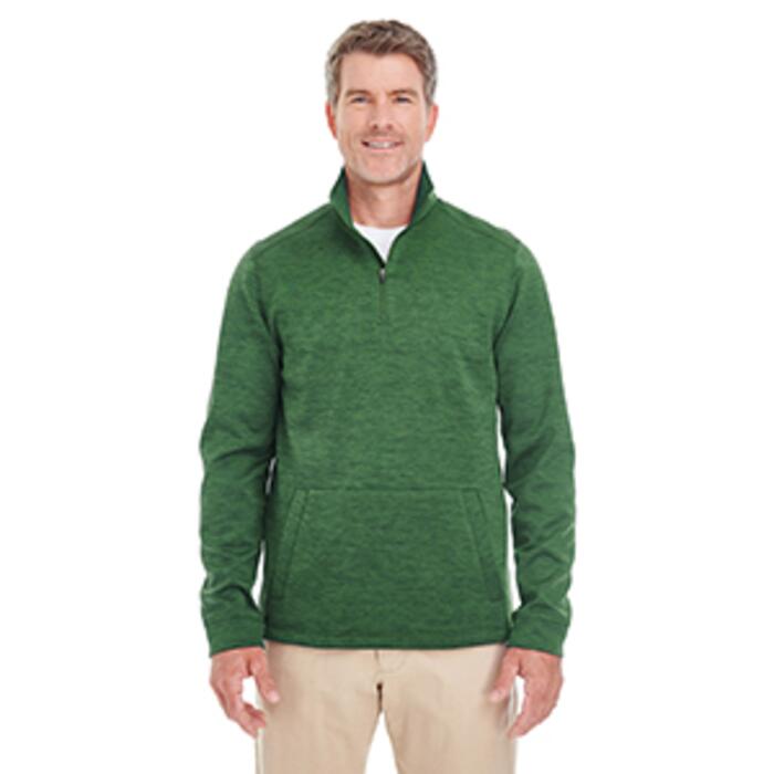 Men's Newbury Mélange Fleece Quarter-Zip Thumbnail