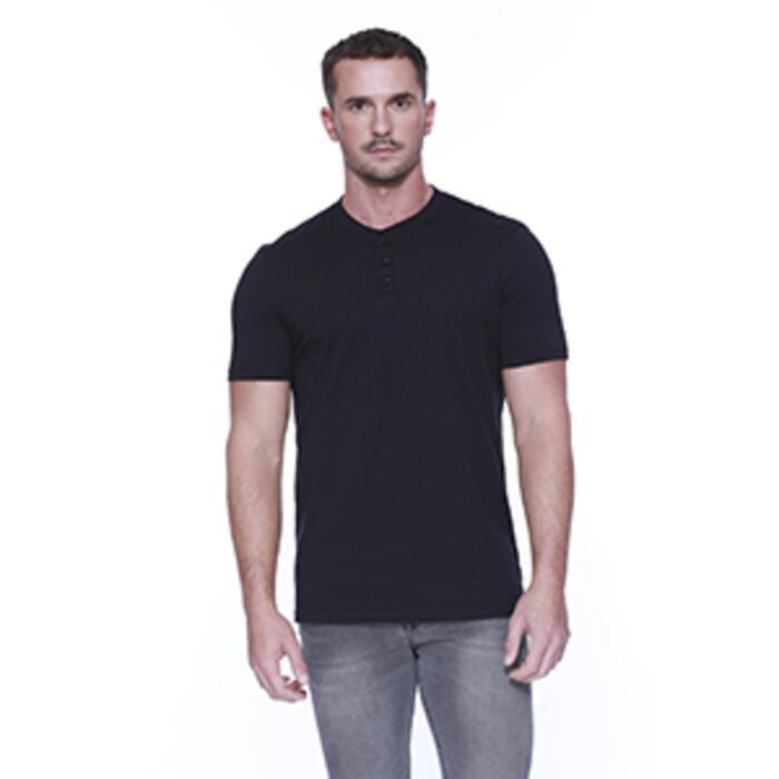 Men's CVC Henley T-Shirt Thumbnail
