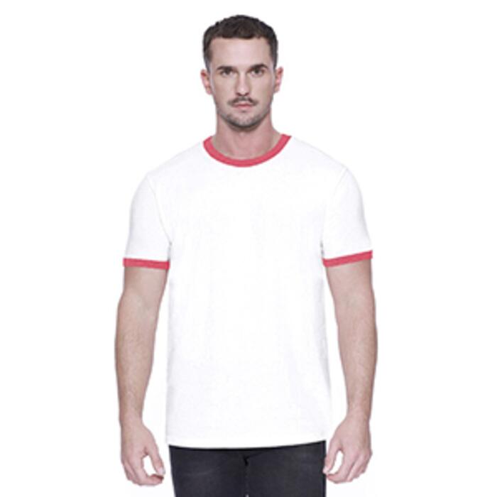 Men's CVC Ringer T-Shirt Thumbnail