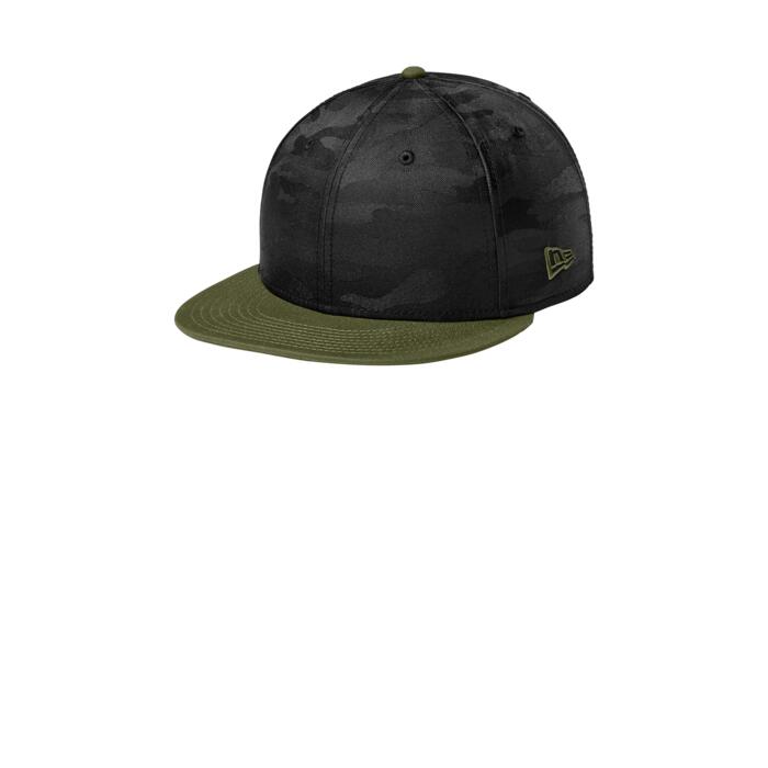 Camo Flat Bill Snapback Cap Thumbnail