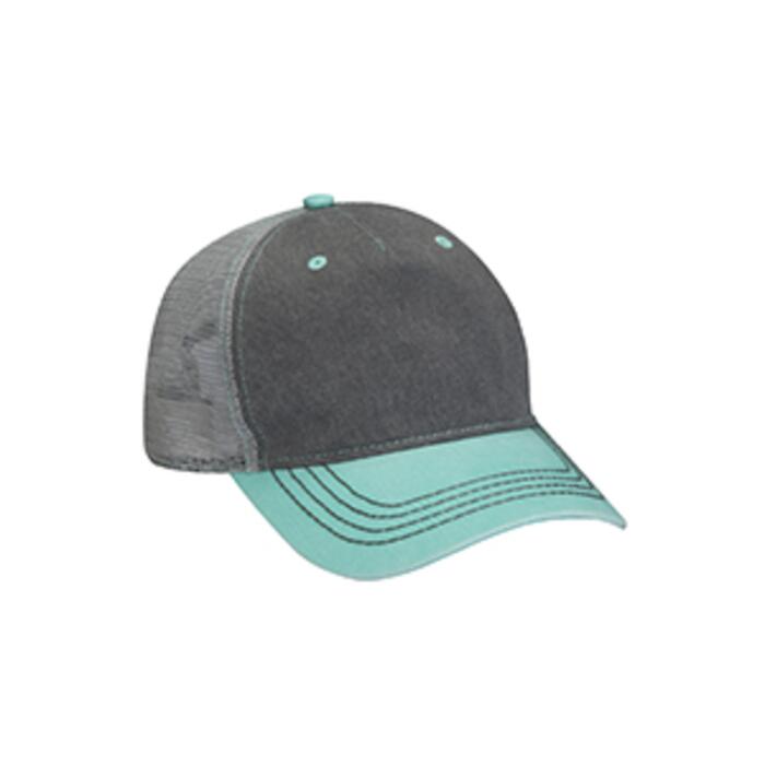 Pigment-Dyed Twill & Mesh Trucker Cap Thumbnail