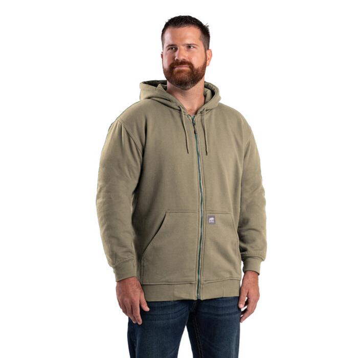 Men's Tall Heritage Thermal-Lined Full-Zip Hooded Sweatshirt Thumbnail