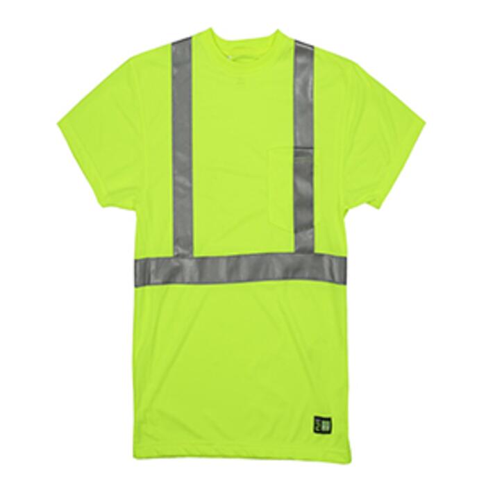 Men's Tall Hi-Vis Class 2 Performance Short Sleeve T-Shirt Thumbnail
