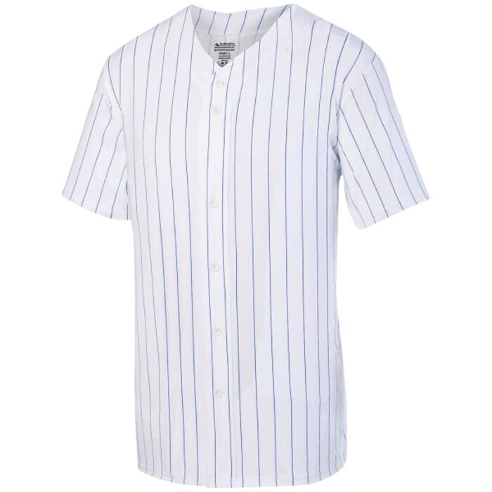 Pinstripe Full-Button Jersey Thumbnail