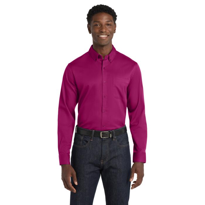Long Sleeve SuperPro React Twill Shirt Thumbnail